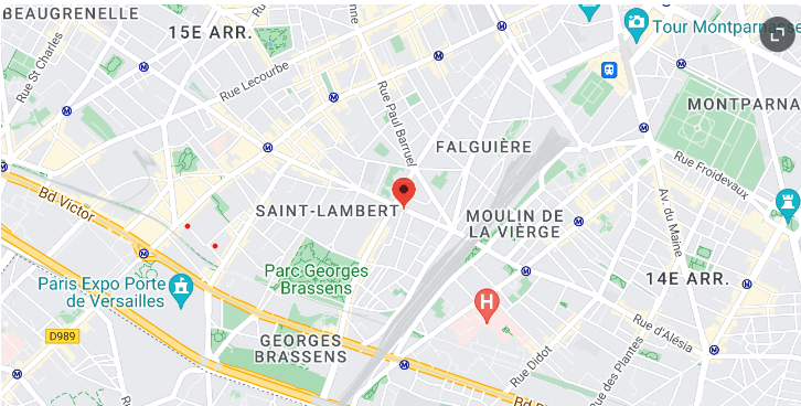 Plan google map du cabinet