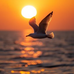 oiseau-mer-coucher-soleil